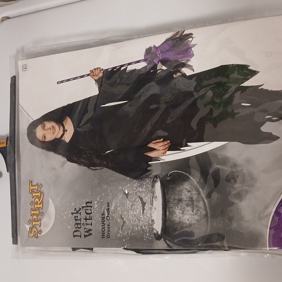 Kids Basic Witch Costume Black Size Small 4-6 in Package NWT - Picture 3 of 7